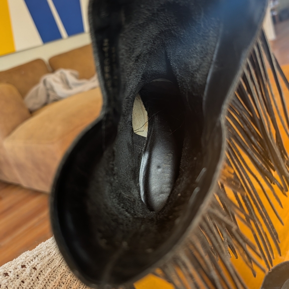 Fringed Leather Cowboy Boots - Picture 7 of 8